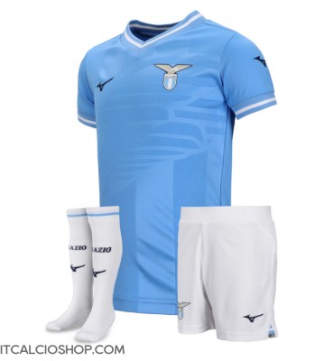 Lazio Prima Maglia Bambino 2023-24 Manica Corta (+ Pantaloni corti)